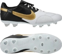 Nike HM0265-174, NIKE Premier 3 FG Fu&szlig;ballschuhe Herren 174 - white/metallic