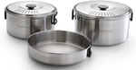 Campingaz Camping Koch-Geschirrset 5-teilig silber/schwarz
