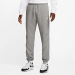 NIKE Club Fleece Jogginghose Herren 063 - dk grey heather/lt smoke grey/white S
