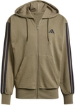 adidas Essentials 3-Streifen French Terry Sweatjacke Herren JD1875 - olive