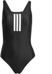 adidas 3-Streifen V-Back Badeanzug Damen JE1921 - black/white 30