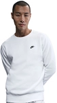 NIKE Club Crew Fleece-Sweatshirt Herren 100 - white/black XXL