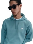 Nike FN3859-464, NIKE Club Fleece-Hoodie Herren 464 - denim turq/denim turq/white XXL