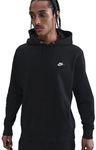 NIKE Club Fleece-Hoodie Herren 010 - black/black/white XXL