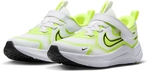 NIKE Cosmic Runner Laufschuhe Kinder 106 - white/black-volt 27.5