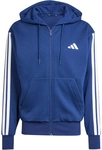 adidas Essentials 3-Streifen Sweatjacke Herren JD1868 - dark blue/white M