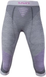 UYN Fusyon 3/4 Funktionsunterhose Damen anthrazit/purple/pink L/XL