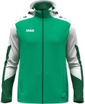 JAKO Dynamic Trainingsjacke mit Kapuze Kinder 204 - gr&uuml;n/wei&szlig;/dunkelgr&uuml;n 116