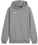 PUMA teamGOAL Casuals Hoodie Jungen 33 - medium gray heather/puma white 116