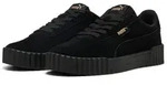 PUMA Carina 3.0 Suede Sneaker Damen 01 - PUMA black/PUMA gold 37