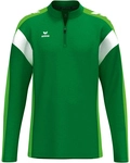 erima Celebrate 125 1/4-Zip Sweatshirt Kinder smaragd/green gecko 116