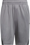 adidas Legends 3-Streifen Basketballshorts Herren JN4740 - grey three/black XL/5"