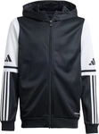 adidas Squadra 25 Kapuzenjacke Kinder JE2756 - black/white 116