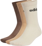 3er Pack adidas Linear Crew Cushioned Socken IZ0106 - wonder white/magic beige/earth