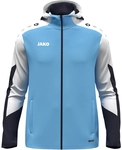 JAKO Dynamic Trainingsjacke mit Kapuze Kinder 431 - skyblue/wei&szlig;/marine 116