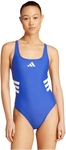 adidas 3-Streifen U-Back Badeanzug Damen JW9694 - semi lucid blue/white 42