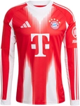 adidas FC Bayern M&uuml;nchen langarm Heimtrikot 2025/26 Herren JP3689 - red XS