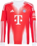 adidas FC Bayern M&uuml;nchen langarm Heimtrikot 2025/26 Kinder JP3687 - red 152