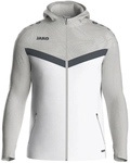 JAKO Iconic Trainingsjacke mit Kapuze Kinder 016 - wei&szlig;/soft grey/anthra light 128