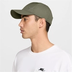 NIKE Club Dri-FIT Unstructured Metal Swoosh Cap 222 - medium olive/metallic silver