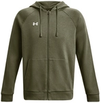UNDER ARMOUR Rival Fleece Kapuzenjacke Herren 390 - marine od green/white S