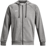 UNDER ARMOUR Rival Fleece Kapuzenjacke Herren 025 - castlerock light heather/white S