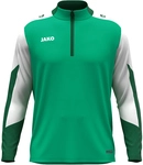 JAKO Dynamic 1/4-Zip Sweatshirt Kinder 204 - gr&uuml;n/wei&szlig;/dunkelgr&uuml;n 116