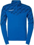 uhlsport Progressive 28 1/4-Zip Sweatshirt Kinder azurblau 116