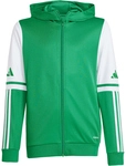 adidas Squadra 25 Kapuzenjacke Kinder JP3163 - team green/white 152