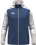 JAKO Dynamic Trainingsjacke mit Kapuze Kinder 921 - nachtblau/wei&szlig;/hellgrau 116