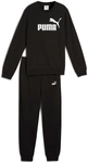 PUMA Essentials No.1 Logo French Terry Crew Jogginganzug Jungen 01 - PUMA black 176