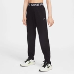 NIKE Pro Dri-FIT Fleece Jogginghose M&auml;dchen 011 - black/black/black/white XL