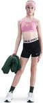 Nike DA1033-018, NIKE Pro Dri-FIT 3" Tights M&auml;dchen 018 - black/med soft pink/white