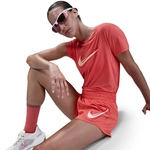 NIKE One Swoosh Dri-FIT Mid-Waist Laufshorts Damen 814 - magic ember L