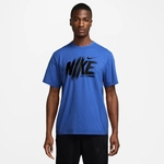 NIKE UV Hyverse Dri-FIT kurzarm Trainingsshirt Herren 411 - comet blue/black S