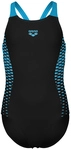 arena Openings Badeanzug M&auml;dchen 580 - black-turquoise 140