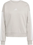 adidas Essentials 3-Streifen Sweatshirt Damen JX7689 - wonder alumina/white XL