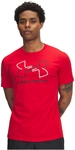 UNDER ARMOUR Foundation Sportshirt Herren 601 - red/white/black 3XL