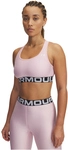 UNDER ARMOUR HeatGear Armour Mid Support Sport-BH Damen 647 - prime pink/white L