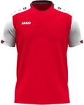 JAKO Dynamic T-Shirt Kinder 114 - rot/wei&szlig;/dunkelrot 116