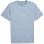PUMA Tad Essential Heather Large Cat Trainingsshirt Herren 34 - cool blue heather S