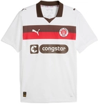 PUMA FC St. Pauli Ausw&auml;rtstrikot 2025/26 Herren 02 - PUMA white/espresso brown S