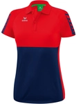 erima Six Wings Poloshirt Damen new navy/rot 42