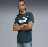 Puma 682533-75, PUMA Essentials No. 1 Logo T-Shirt Herren 75 - green terrain S