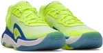 UNDER ARMOUR Spawn 7 Basketballschuhe 731 - high vis yellow/blue atlantis/metallic