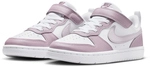 NIKE Court Borough Low Recraft Sneaker j&uuml;ngere Kinder 134 - white/venice-plum