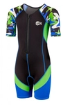 BECO Shorty Schwimmanzug Kinder 68 - blau/gr&uuml;n 92