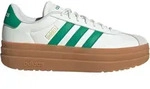 adidas VL Court Bold Plateau Sneaker Damen JQ7832 - core white/court green/gold met