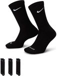 3er Pack NIKE Everyday Plus Cushioned Crew Trainingssocken 010 - black/white...