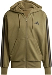 adidas Essentials 3-Streifen Sweatjacke Herren JD1864 - olive strata/black S